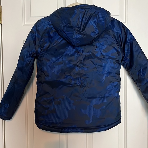 Patriots Youth Hooded Puffer Coat Mid Weight M - Picture 4 of 11